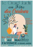 AFFICHE gRAND JARDIN EN FETE 22 JARDINS DES CREATEURS