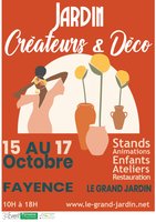 AFFICHE jardin des createurs octobre 22
